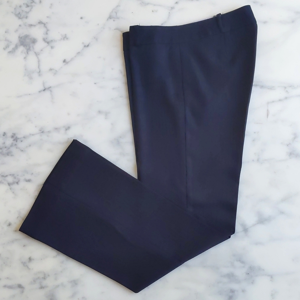 Xi Black Stripe Flare Leg Dress Pant.